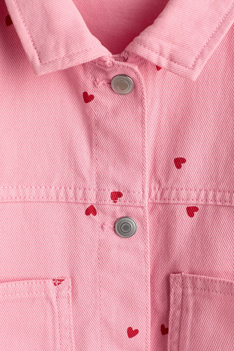 اتش اند ام جاكيت من التويل بتصميم منقوش